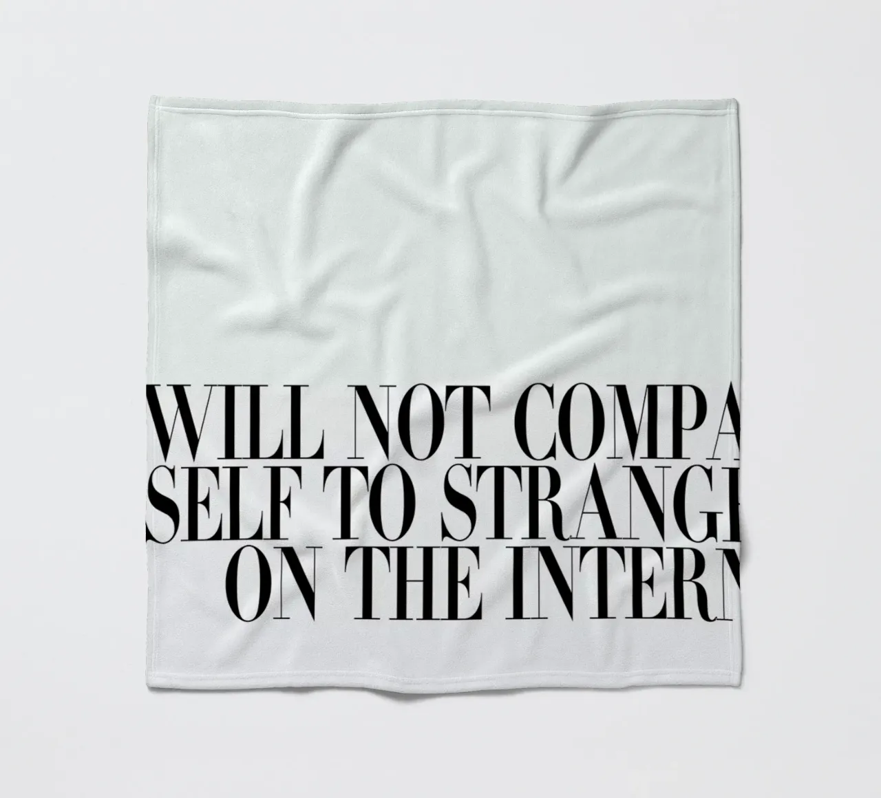 I Will Not Compare coperta in pile da Honeymoon Hotel