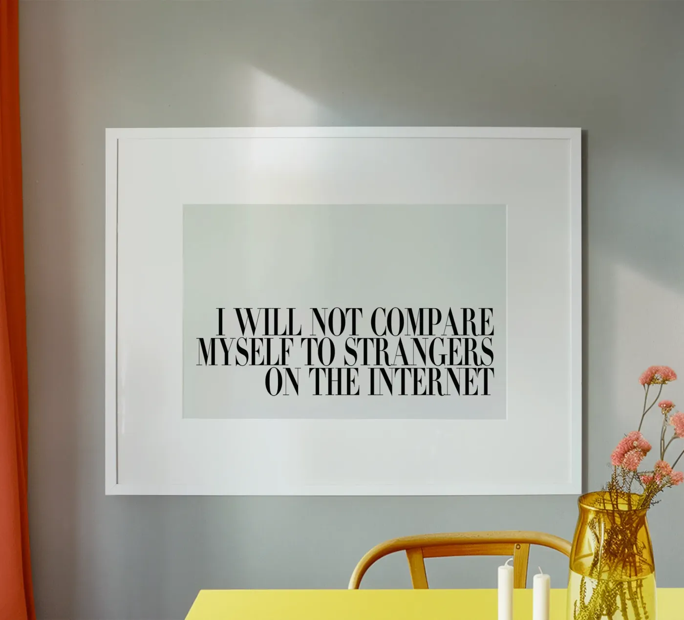 I Will Not Compare poster by Honeymoon Hotel