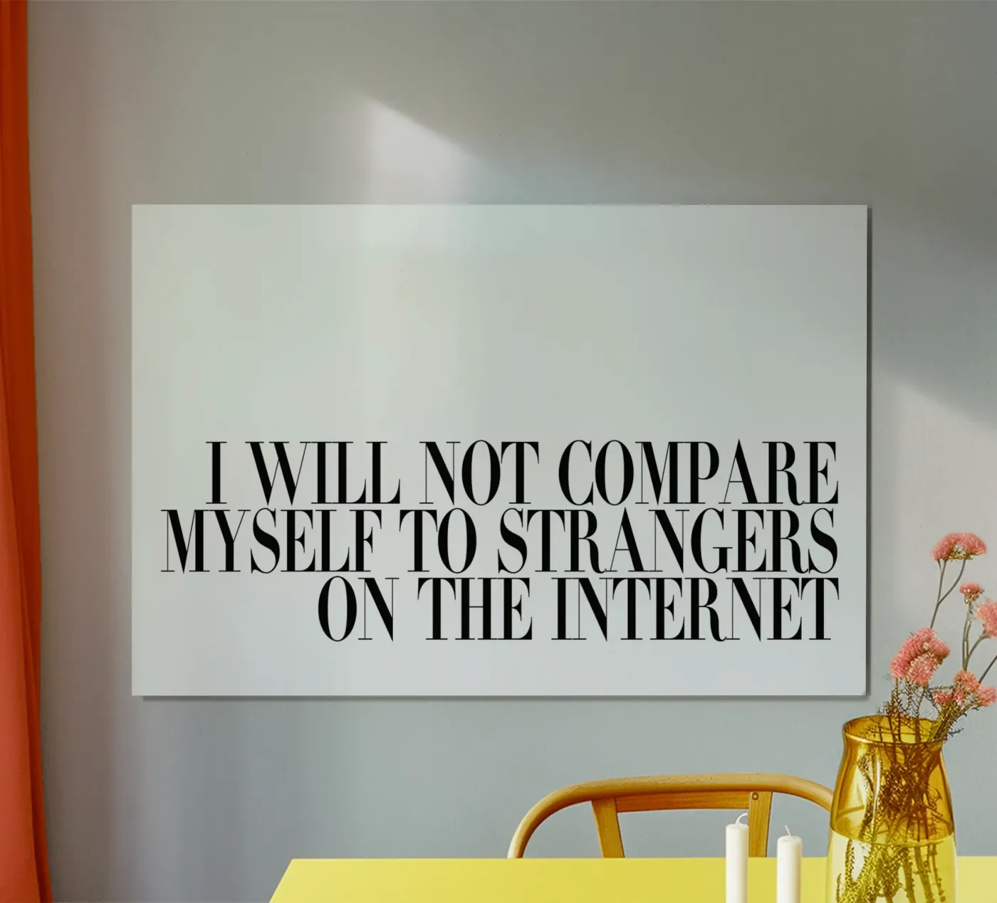 I Will Not Compare poster by Honeymoon Hotel