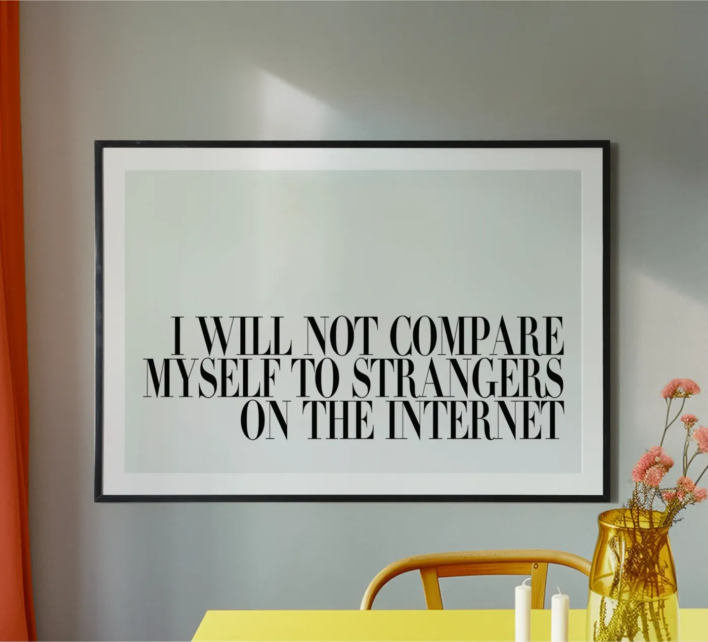 I Will Not Compare poster by Honeymoon Hotel