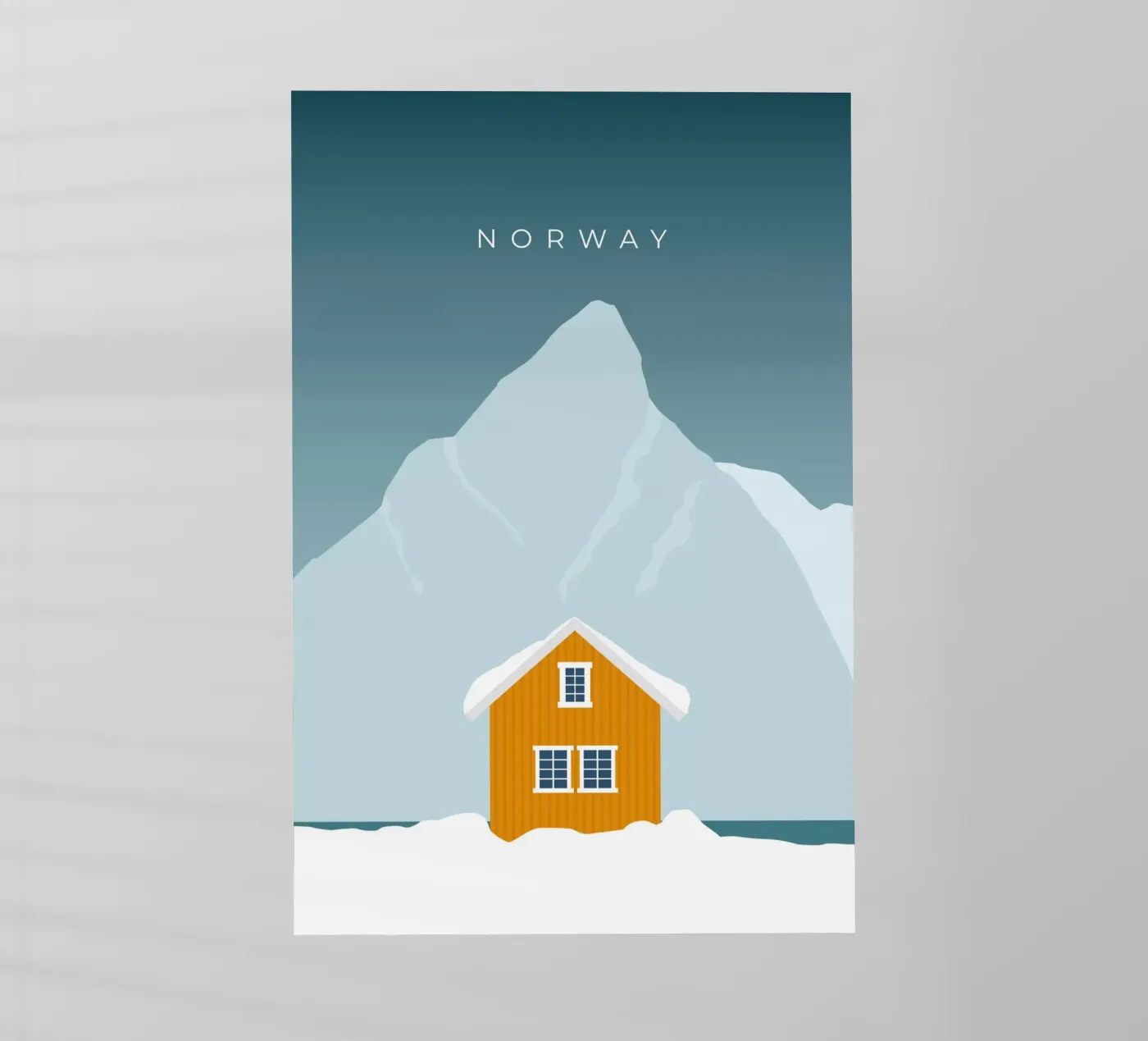 Norway pellicola backlit da minimalist designs