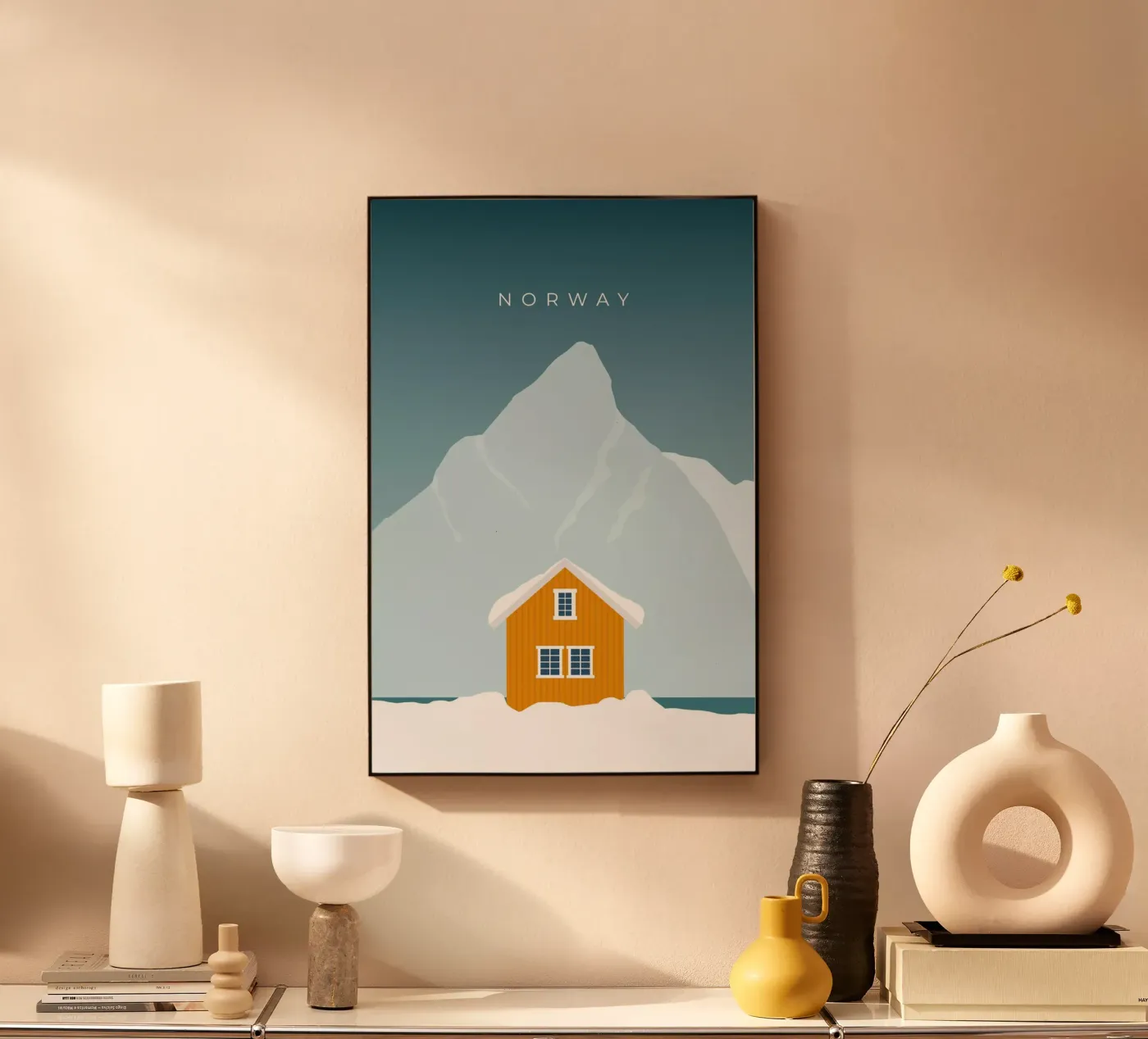 Norway acryl van minimalist designs