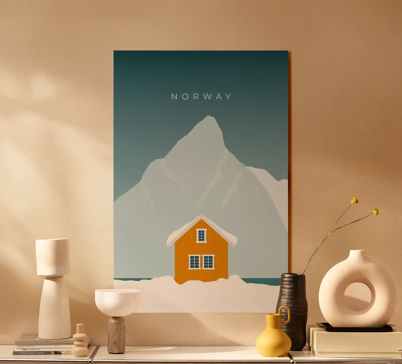 Norway acryl van minimalist designs