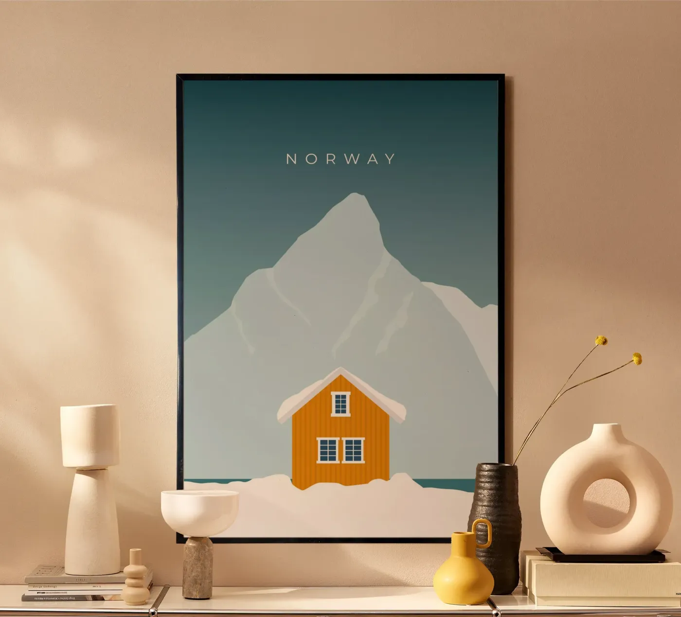 Norway poster by minimalist designs