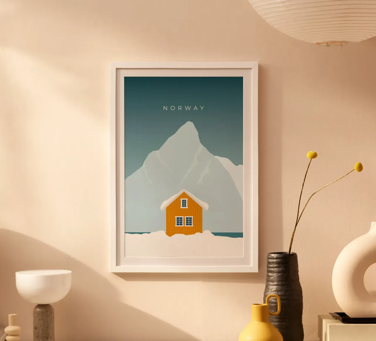 Norway poster da minimalist designs