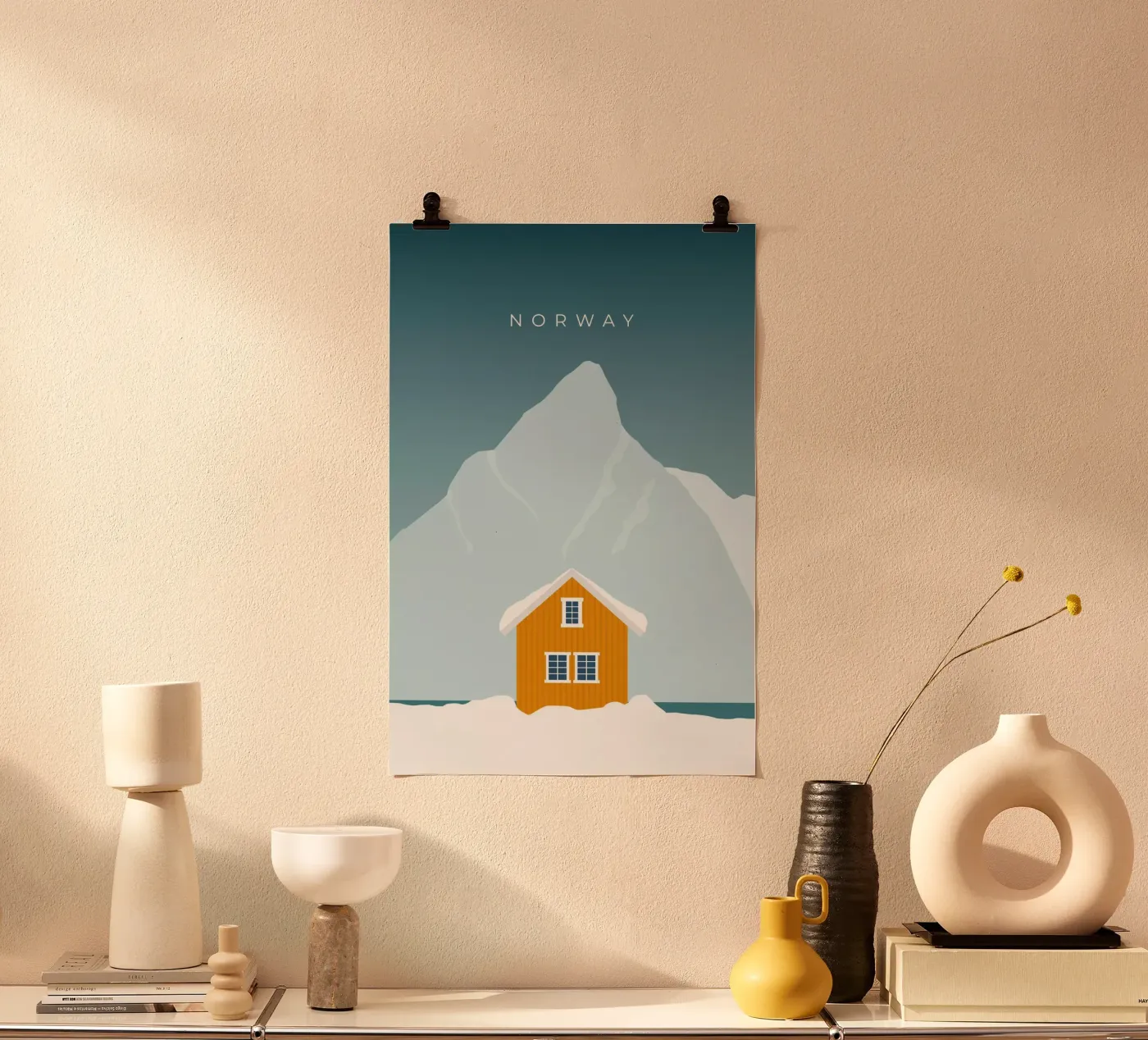 Norway poster da minimalist designs