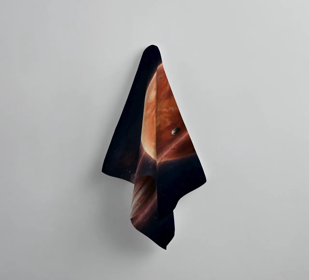 L'alignement planétaire épique dans l'art de l'espace lointain serviette de bain de Cosmic Reverie Studio