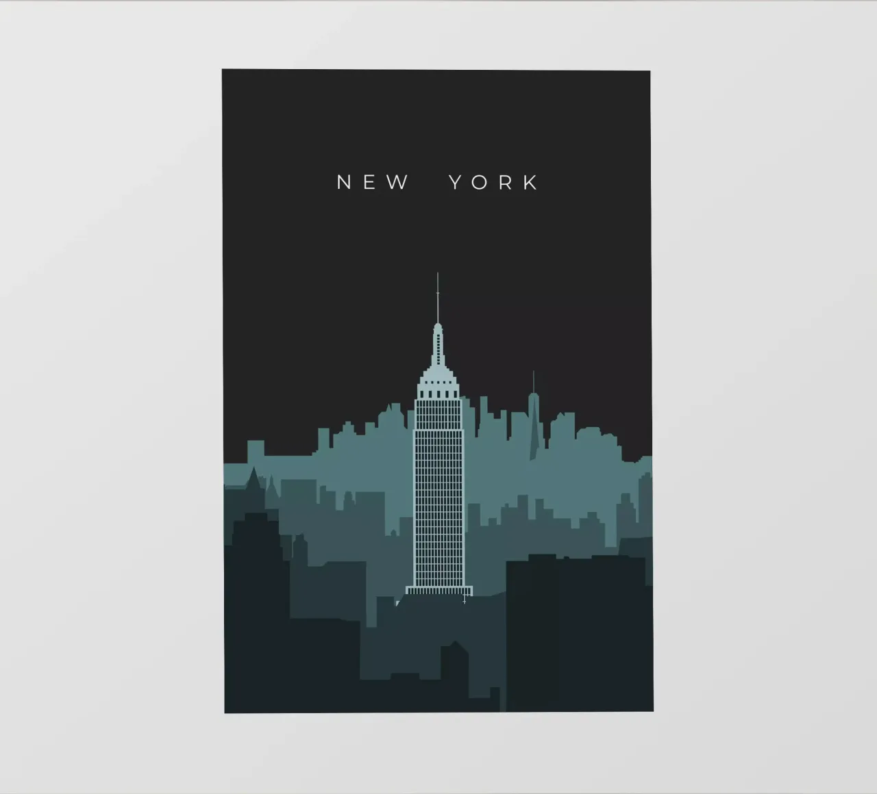 New York pellicola backlit da minimalist designs