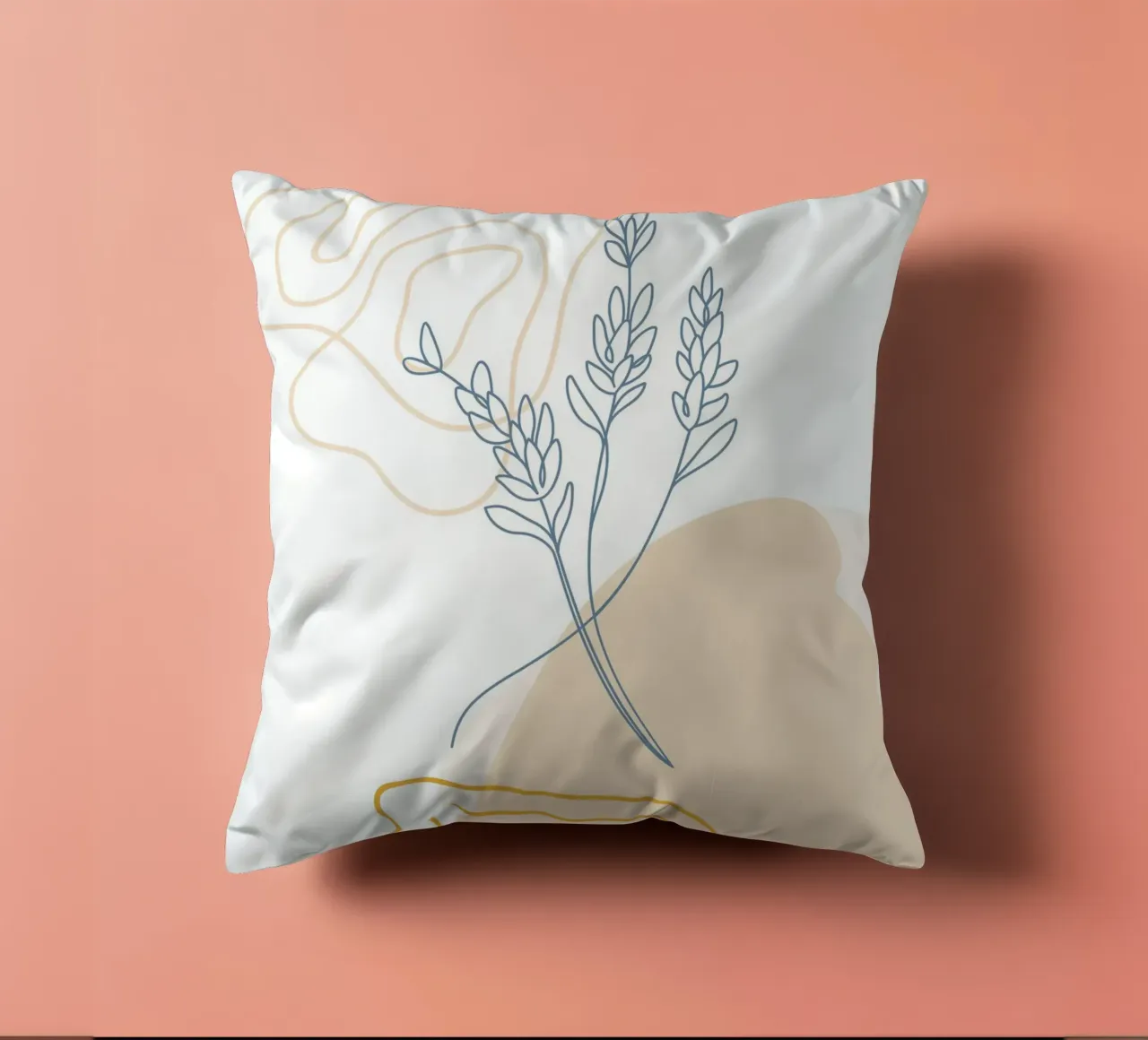 Fiori secchi minimalisti cuscino da YSV MINIMALIST