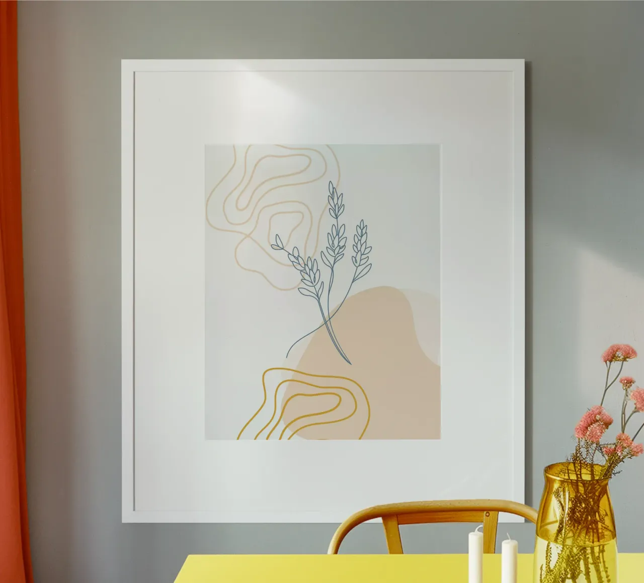 Fiori secchi minimalisti carta hahnemühle da YSV MINIMALIST