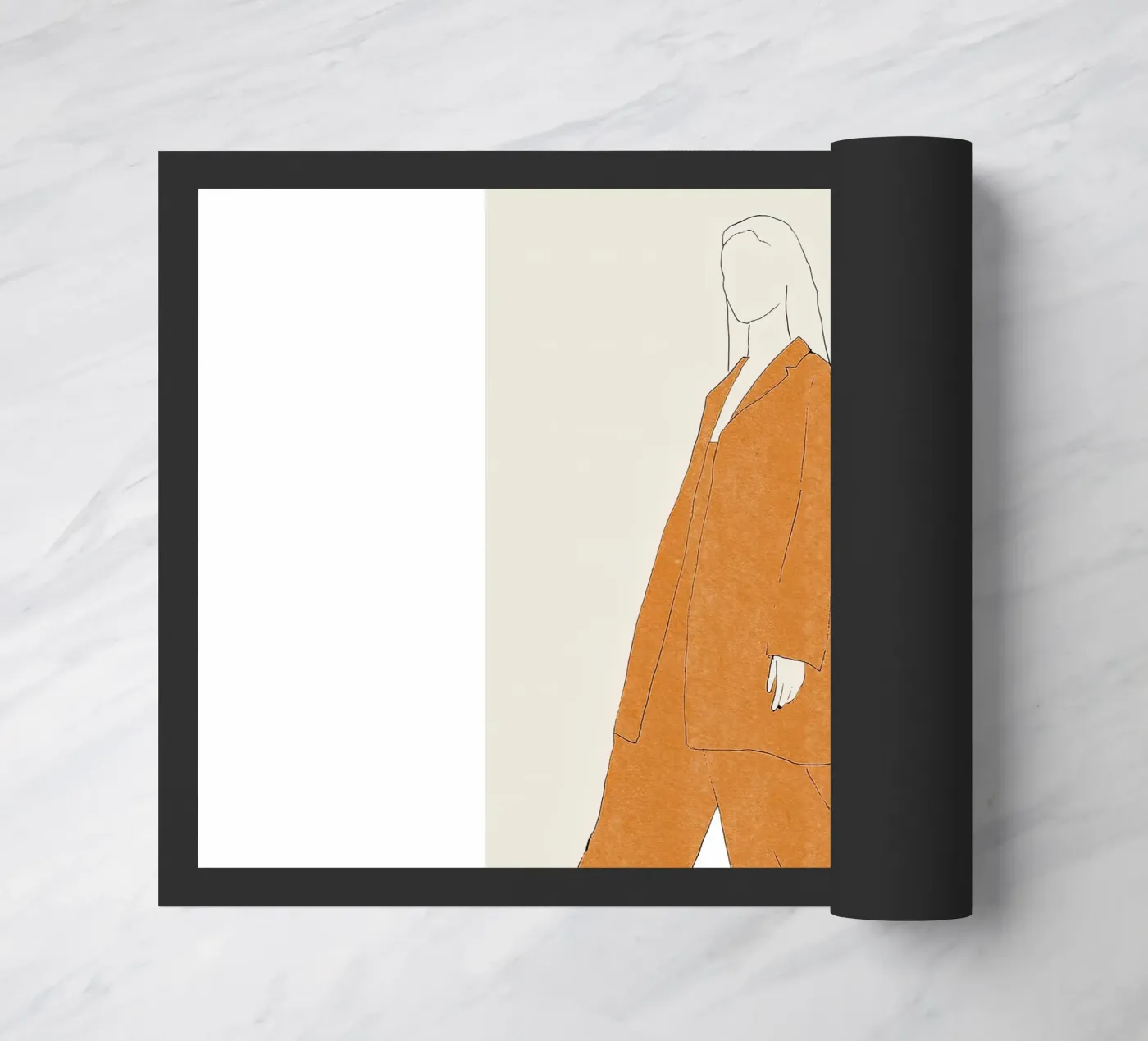 Bequemer Anzug Fußmatte von hite Shop