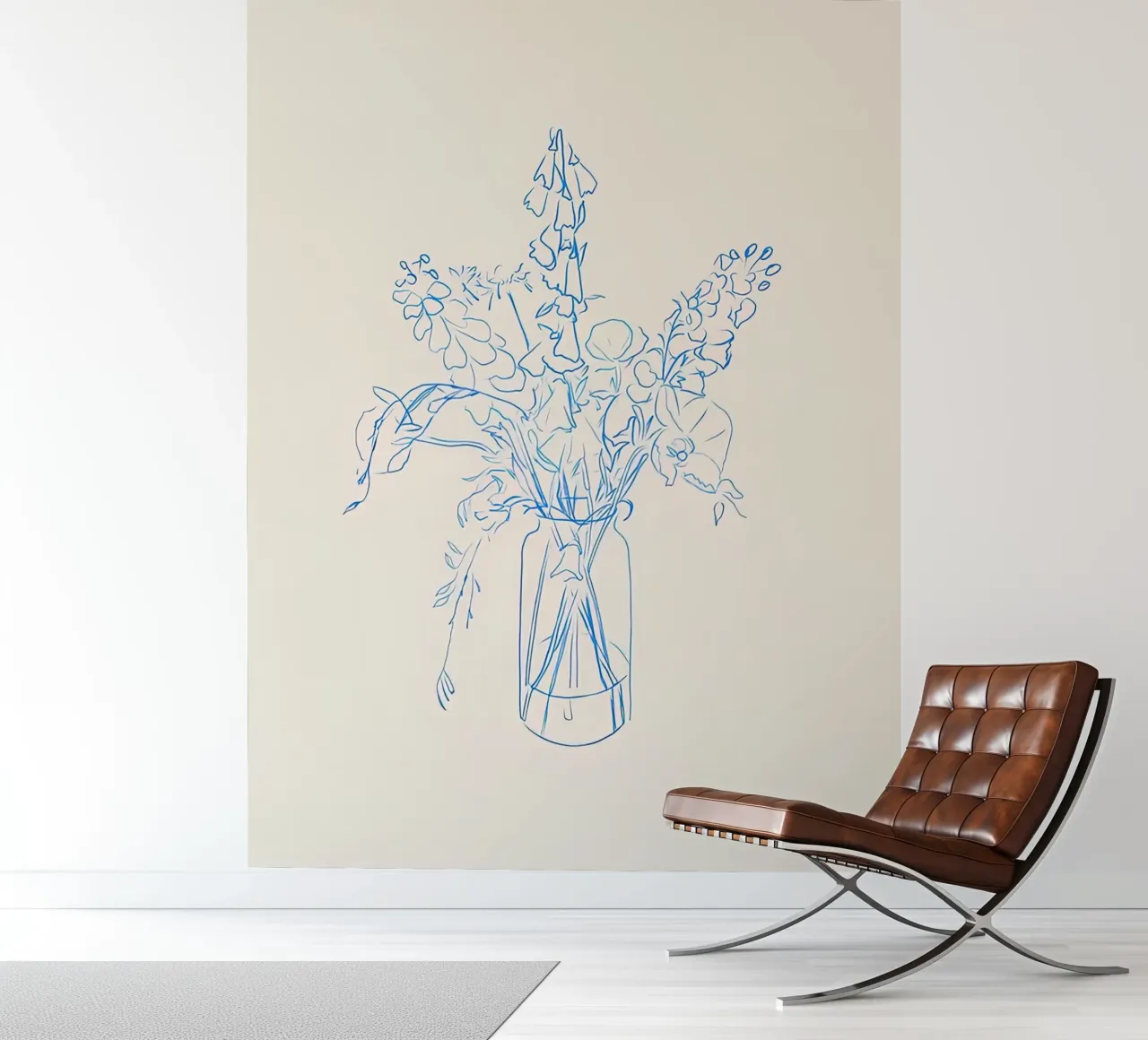 Bloemen fotobehang van hite Shop