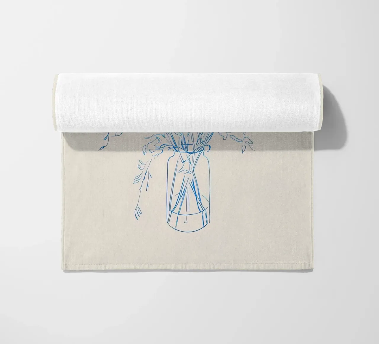 Flower Study beach towel by hite Shop