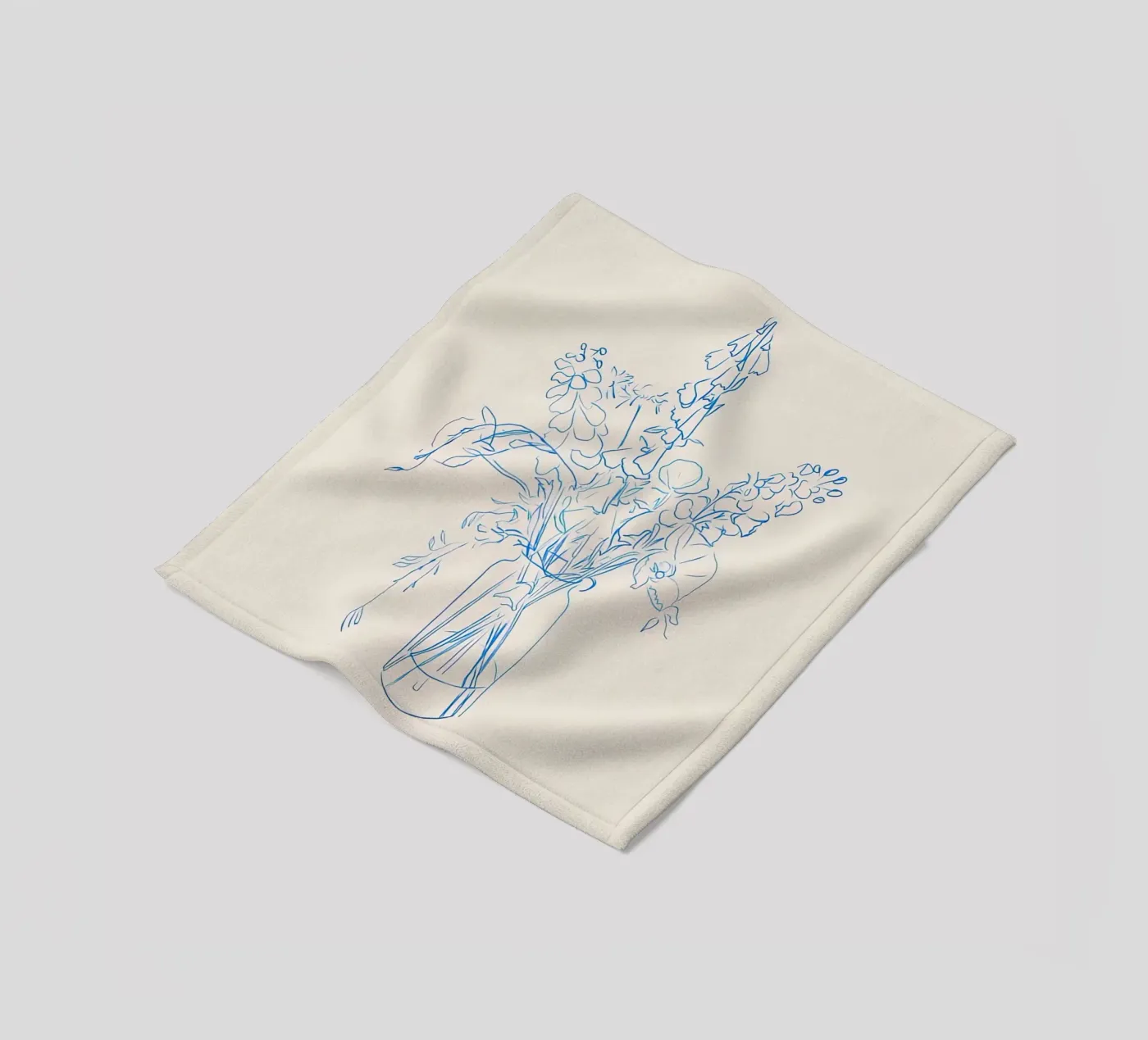 Flower Study Fleecedecke von hite Shop