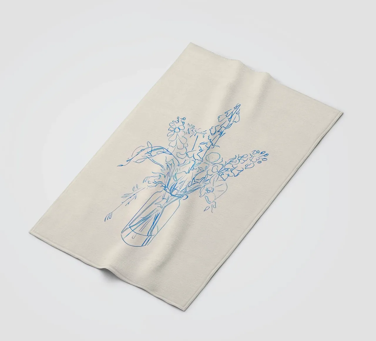 Flower Study fleecedeken van hite Shop