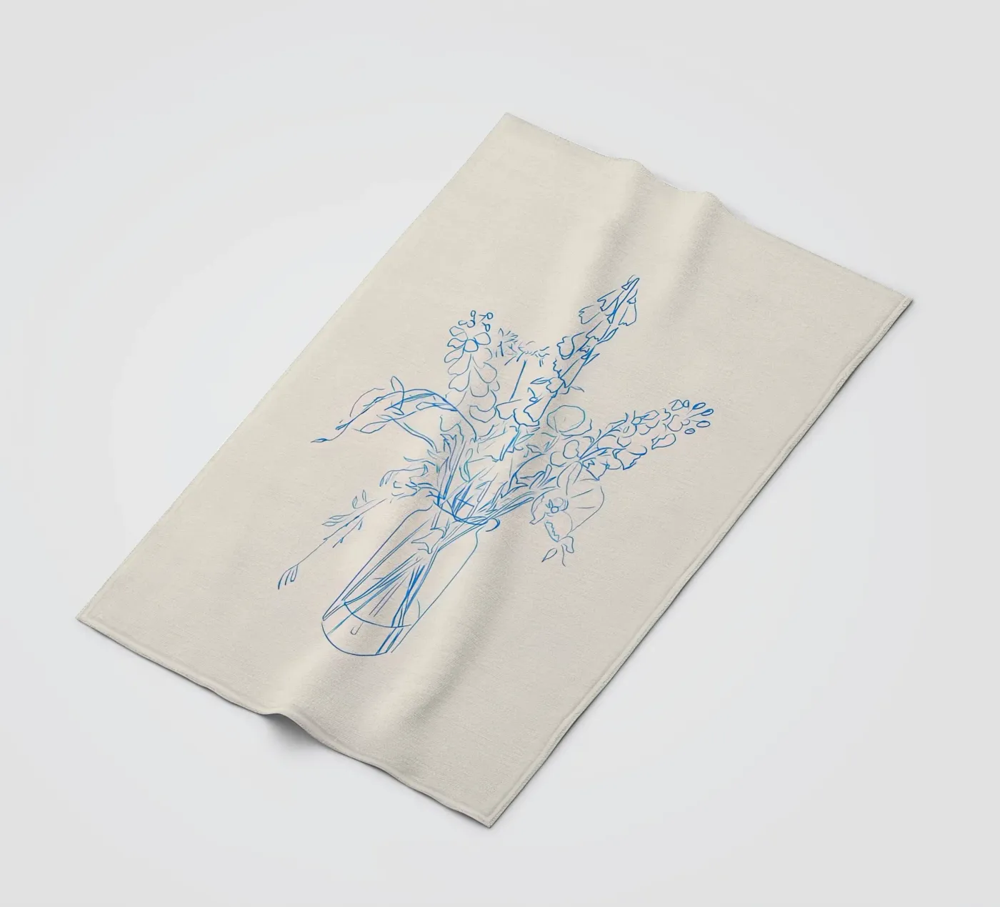Flower Study Fleecedecke von hite Shop