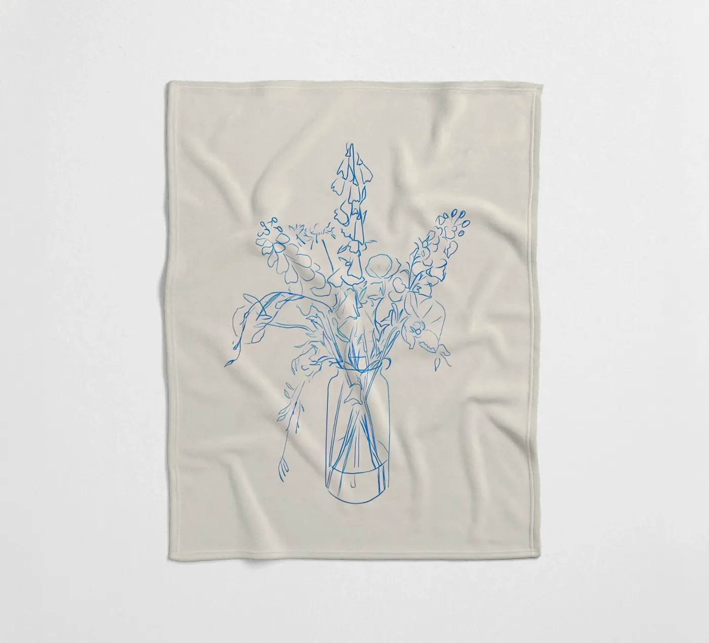 Flower Study Fleecedecke von hite Shop