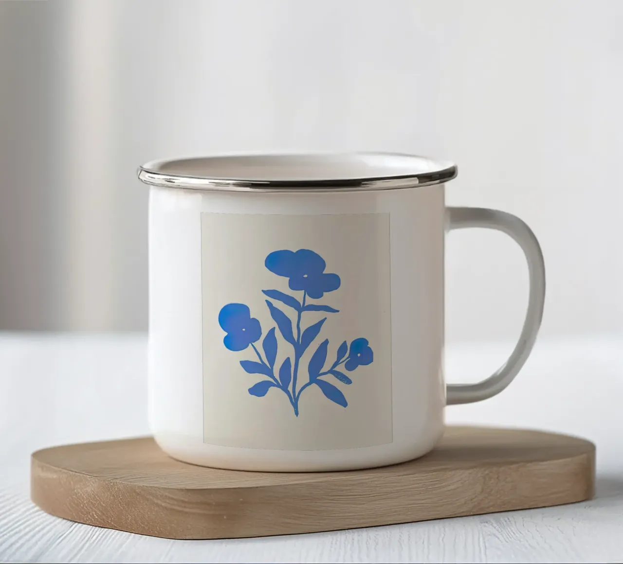 Fiori n. 01 tazza in smalto da hite Shop