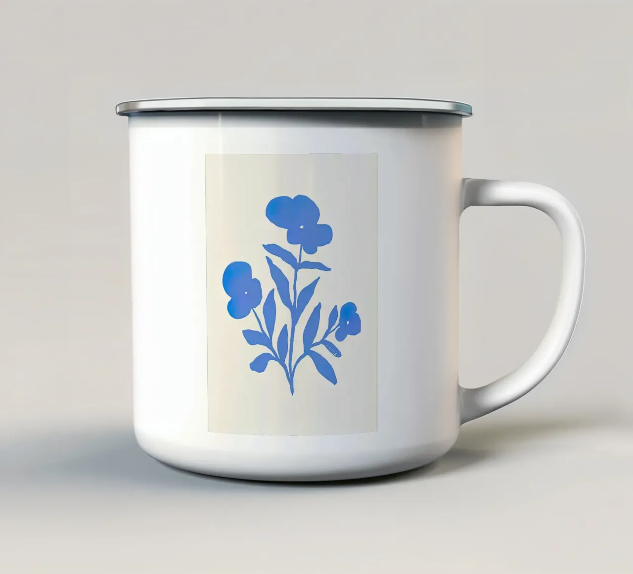 Fiori n. 01 tazza in smalto da hite Shop