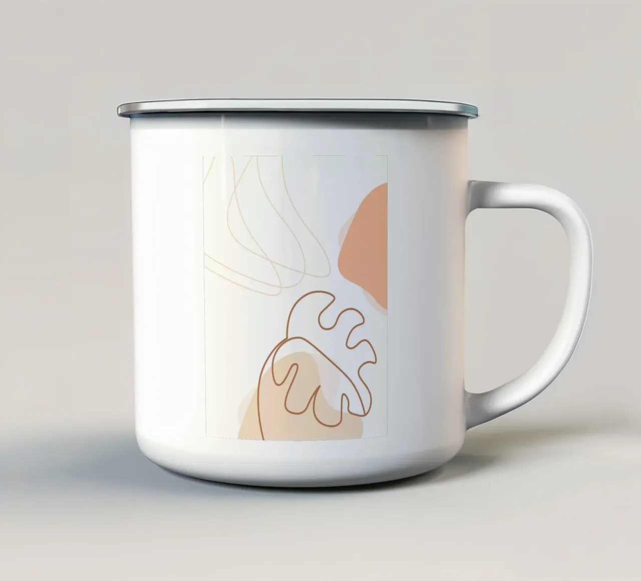 Eleganza minimalista tazza in smalto da YSV MINIMALIST