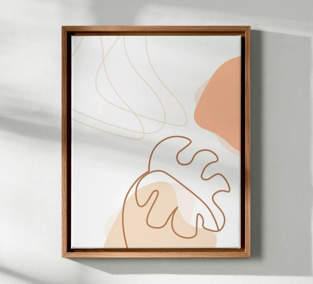 Minimalistische elegantie canvas met Baklijst van YSV MINIMALIST