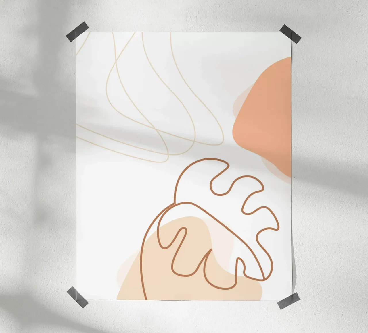 Eleganza minimalista poster con telaio in alluminio da YSV MINIMALIST