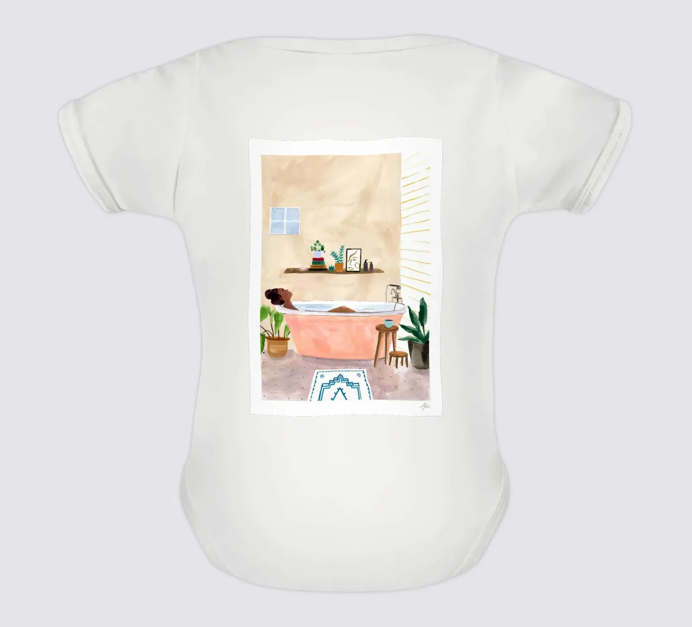 Bath Time babyrompertje korte mouwen van hite Shop