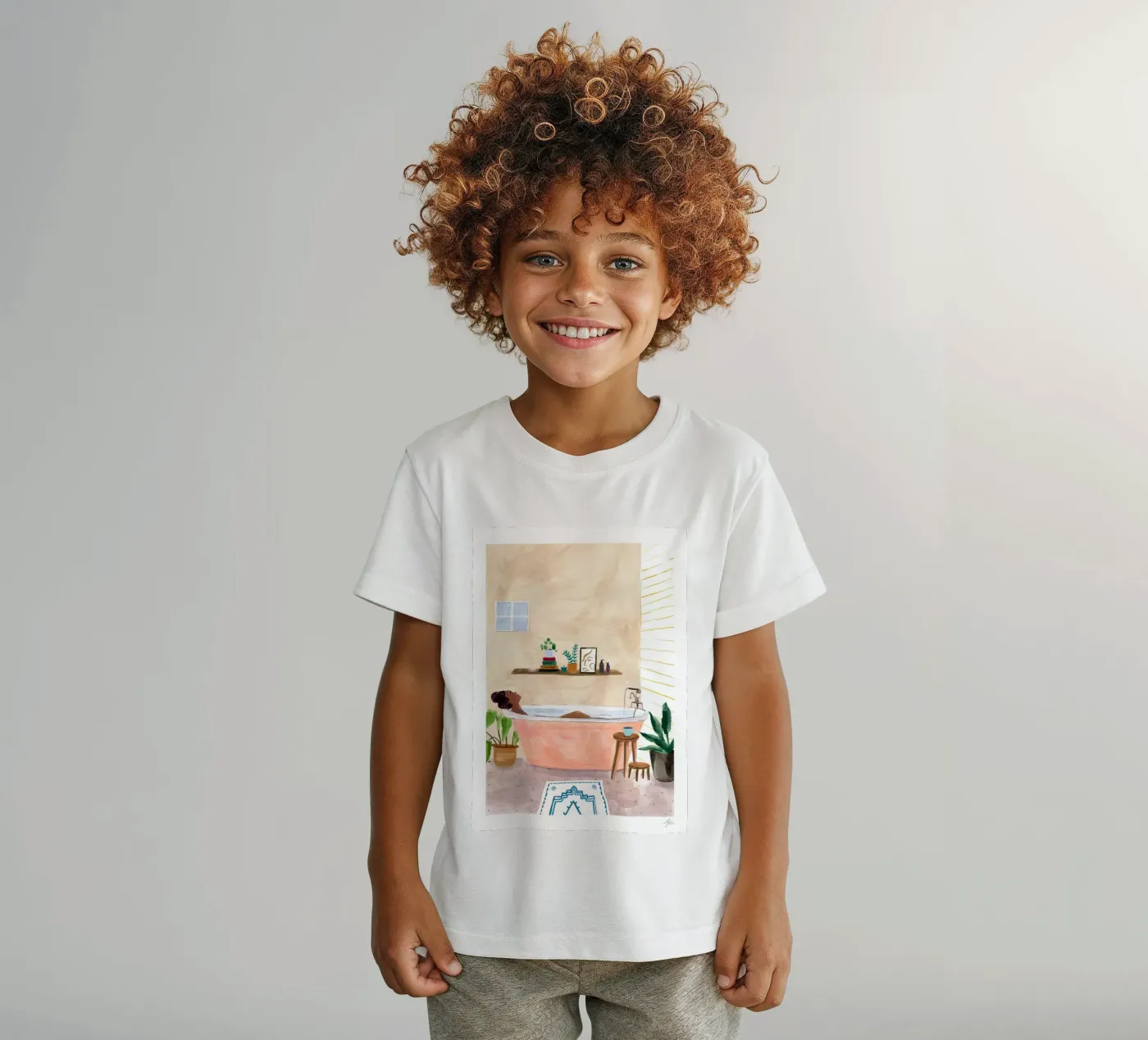 Badtijd kinder t-shirt van hite Shop