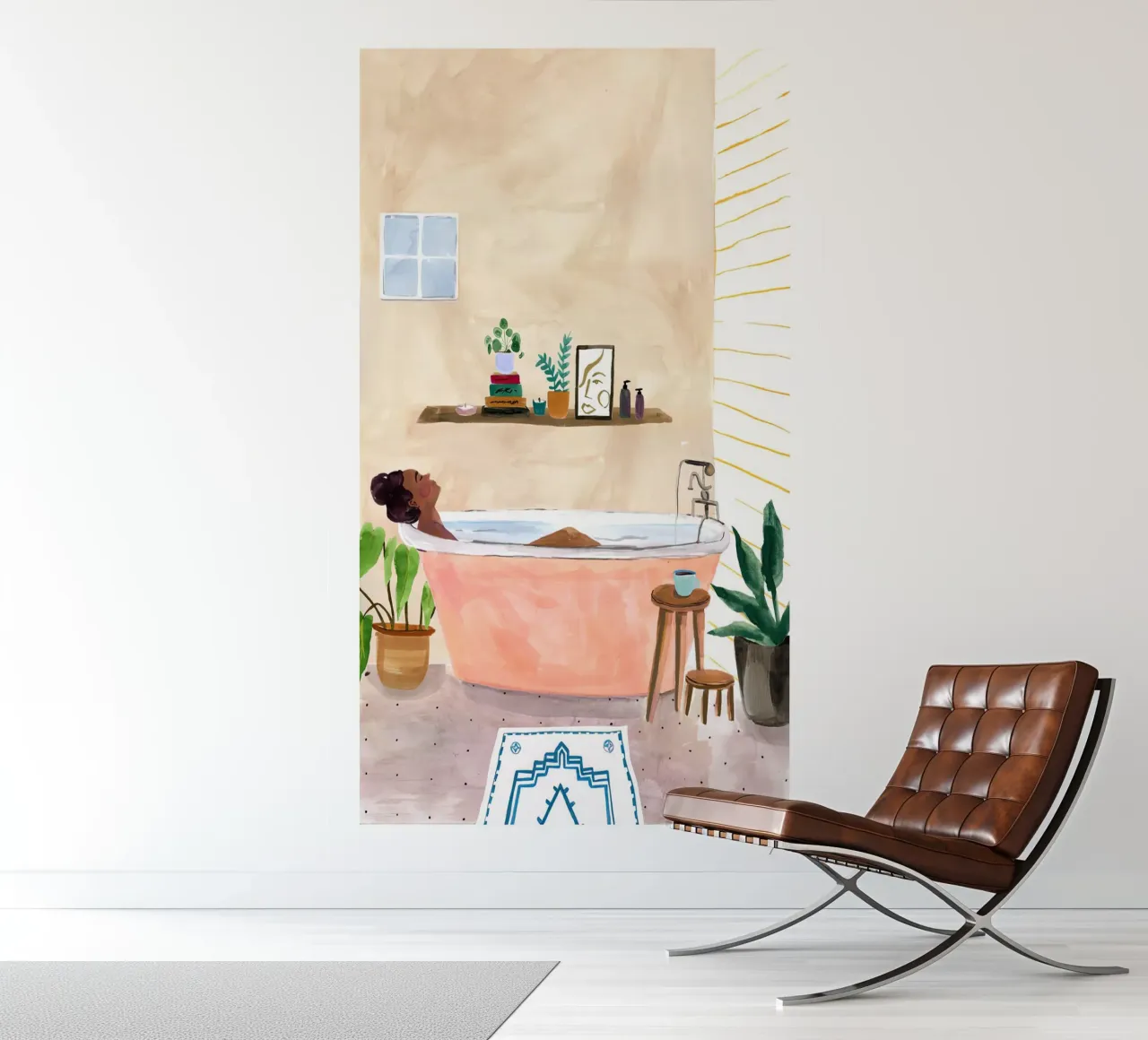 Bath Time fotobehang van hite Shop