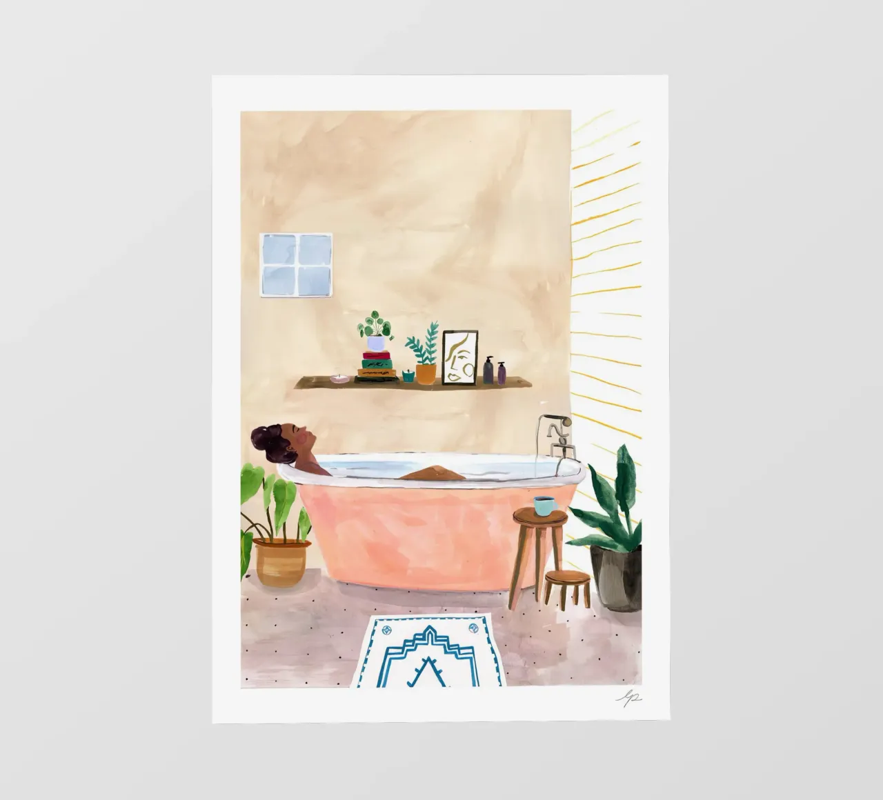 Bath Time fotobehang van hite Shop