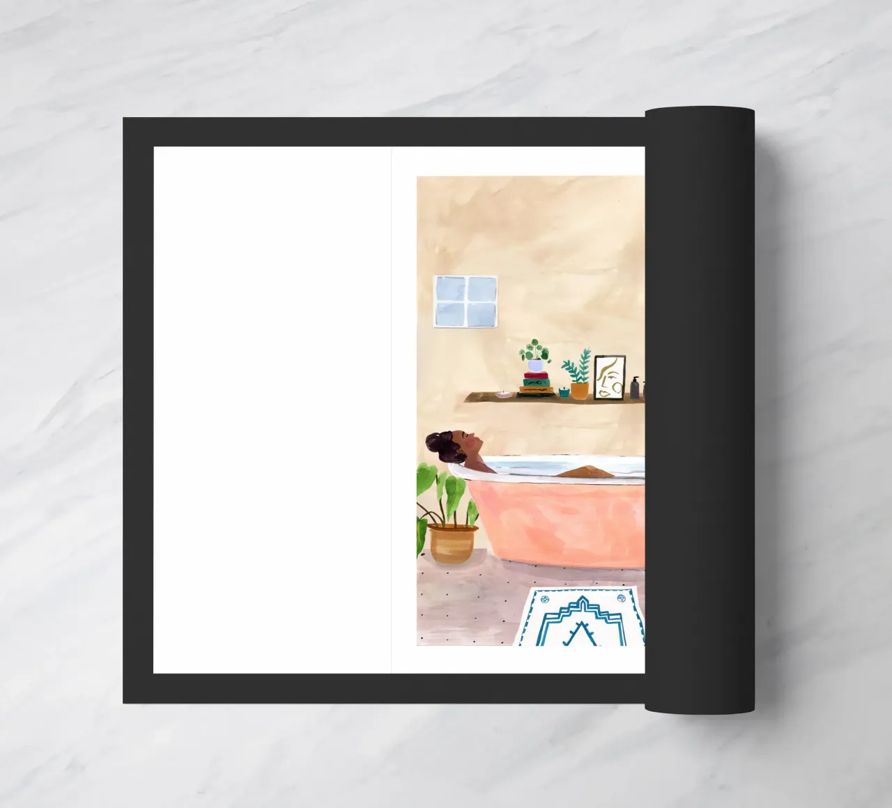 Badezeit Fußmatte von hite Shop