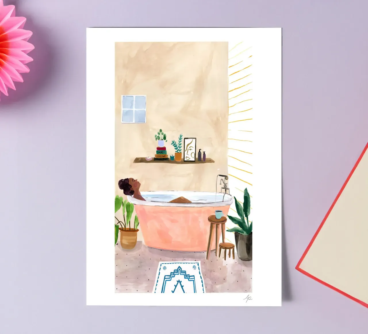 Badezeit Stickerbogen von hite Shop