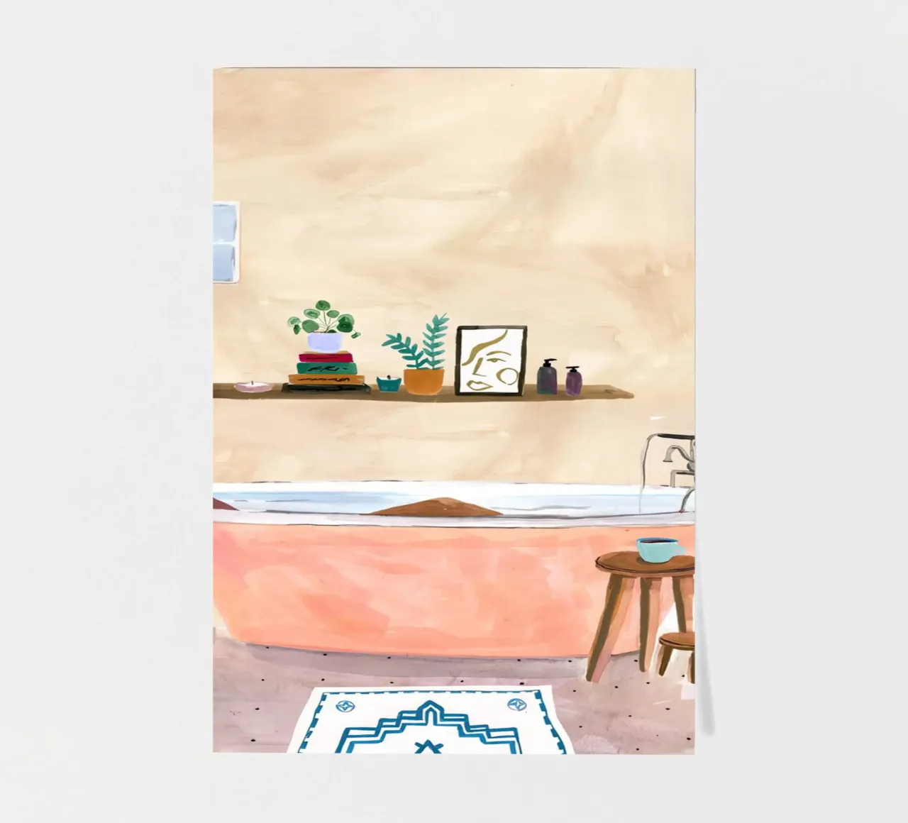 Badezeit Stickerbogen von hite Shop