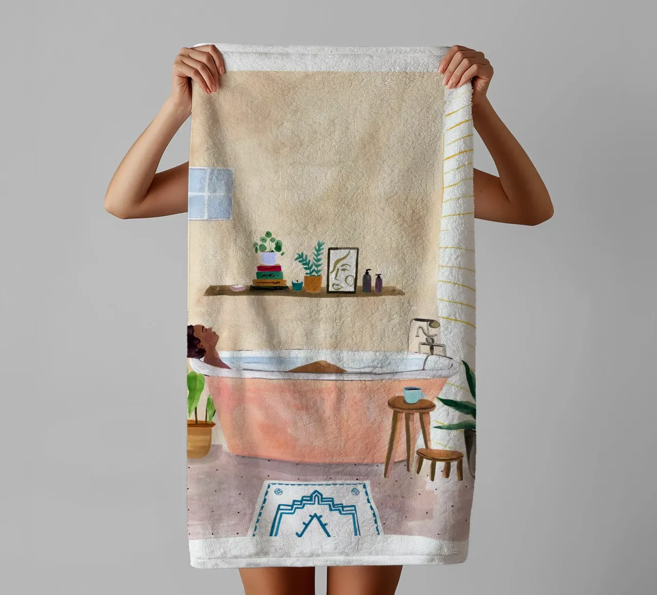 Badtijd badhanddoek van hite Shop