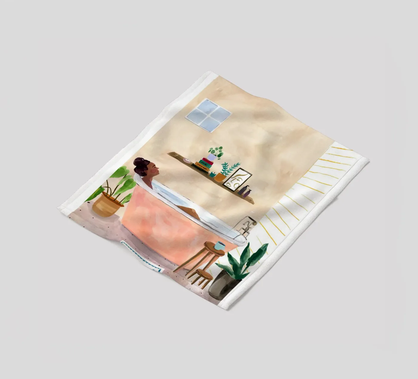 Bath Time fleecedeken van hite Shop