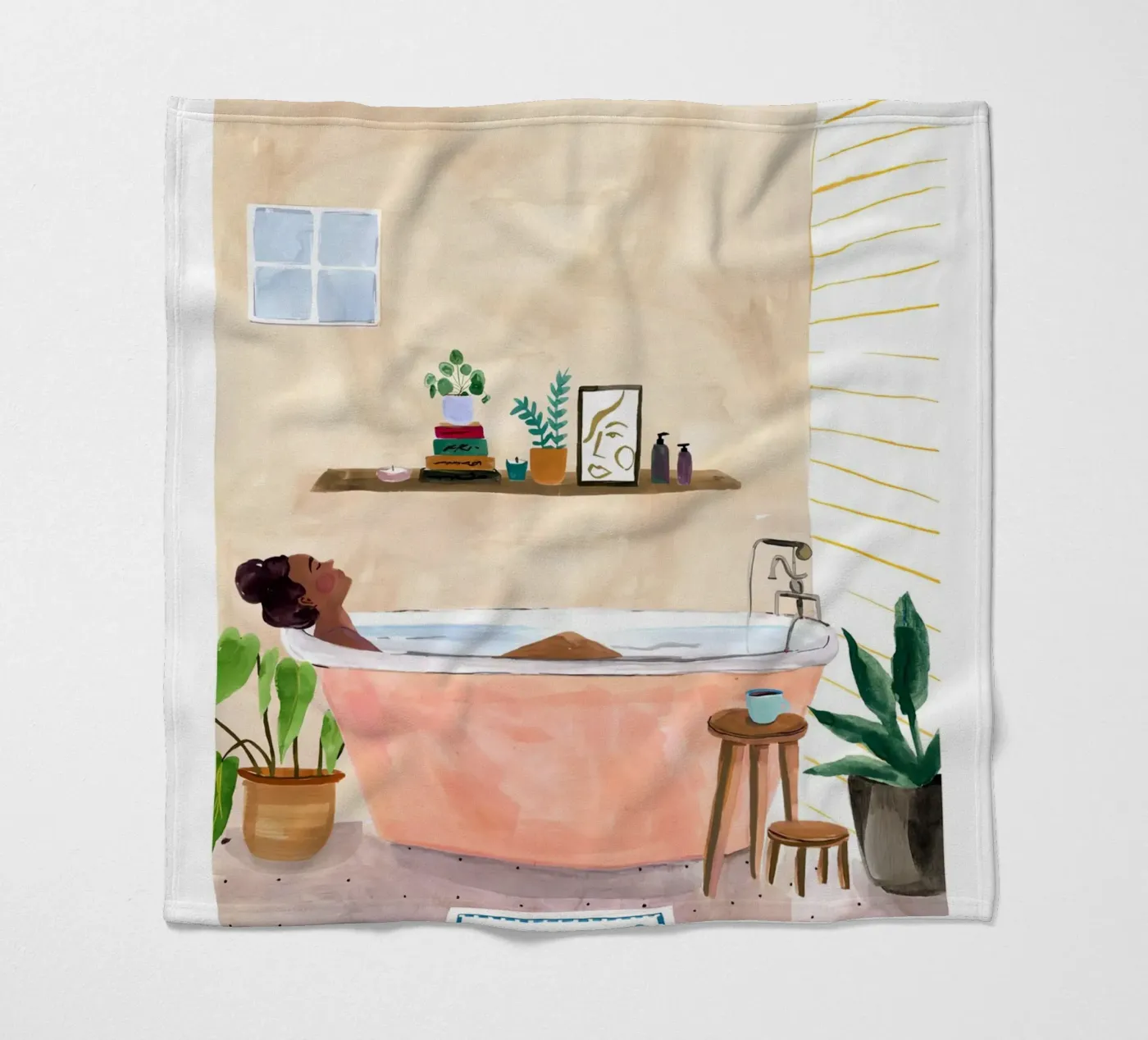 Badezeit Fleecedecke von hite Shop
