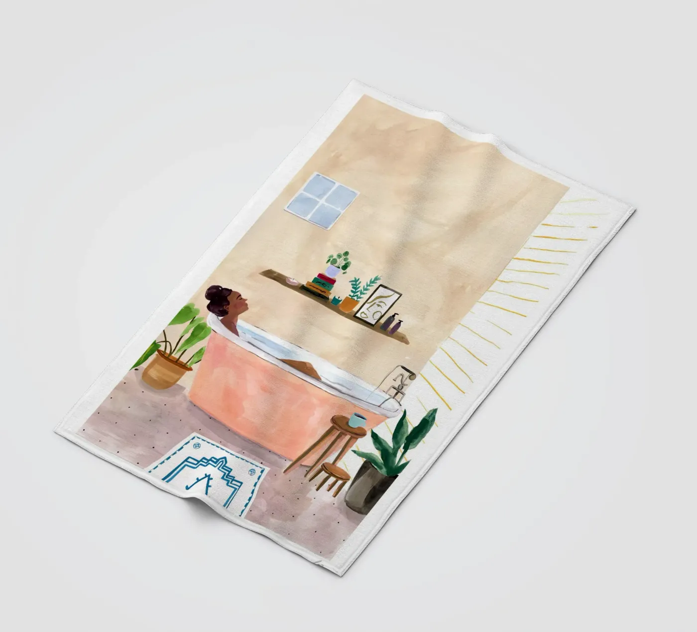 Bath Time fleecedeken van hite Shop