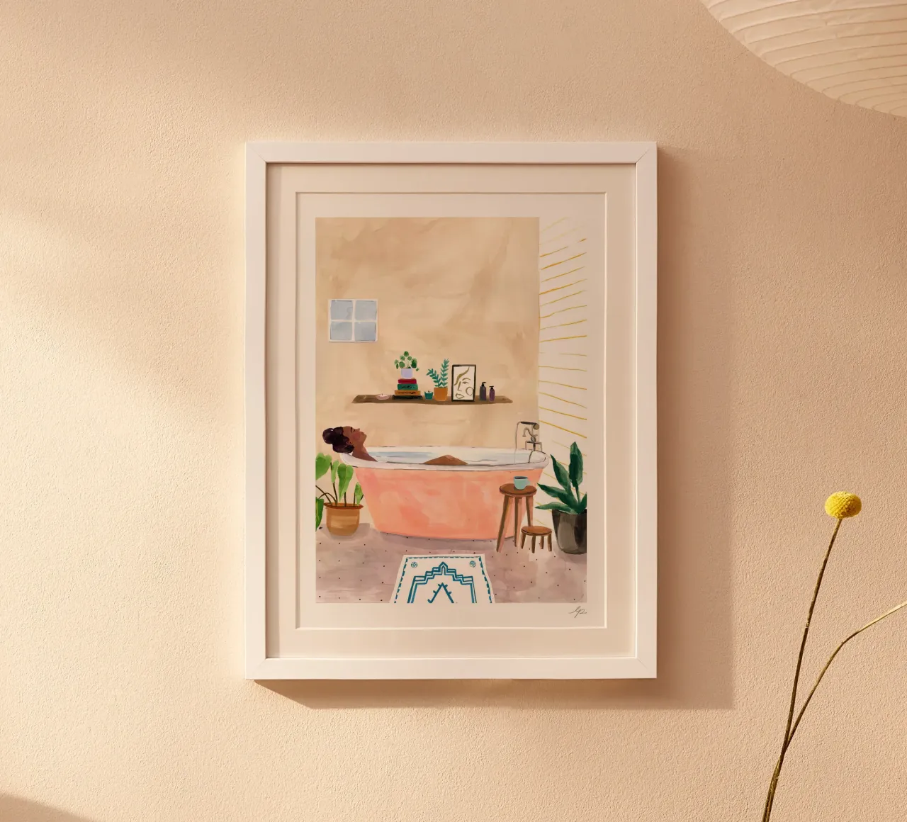 Bath Time poster by hite Shop