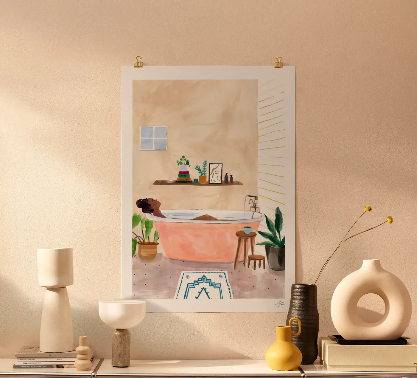 Badezeit Poster von hite Shop