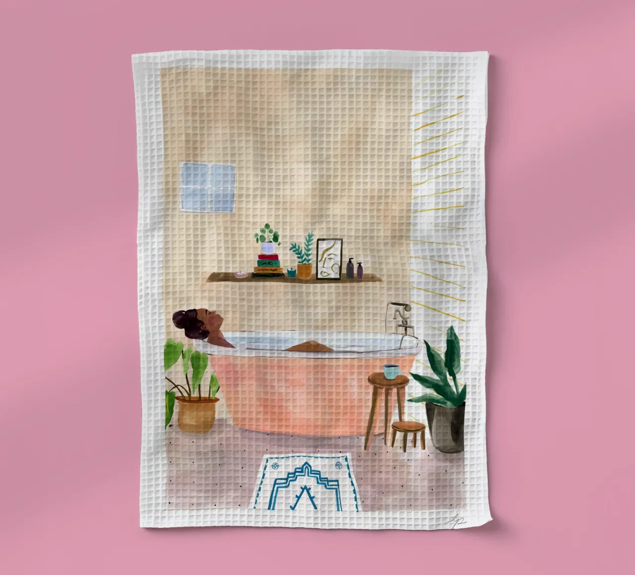 L'heure du bain torchon de hite Shop