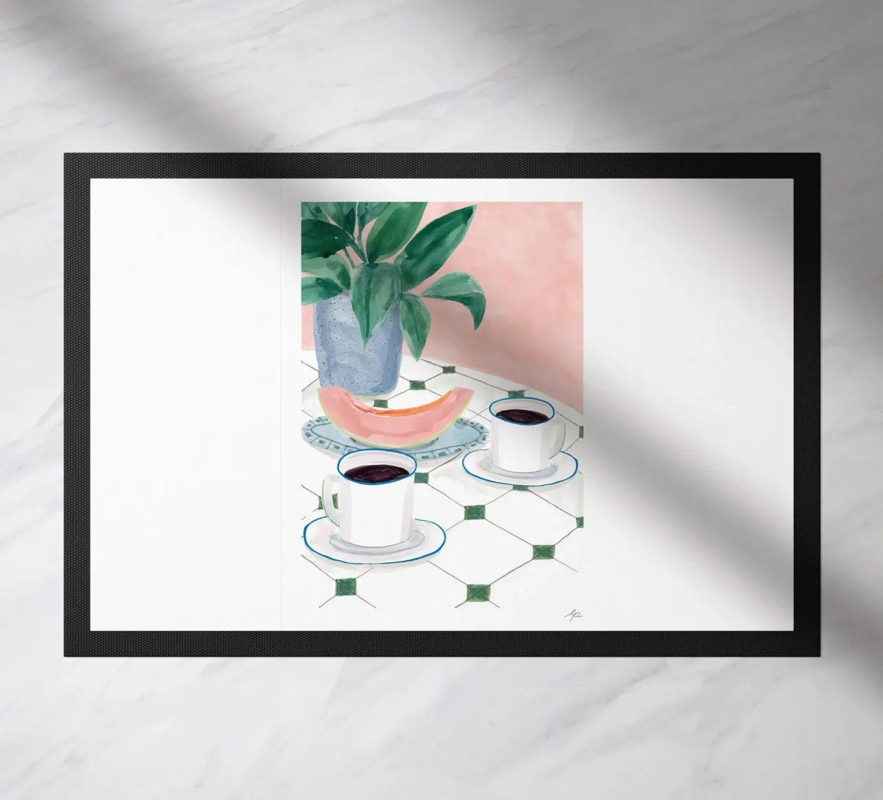 Melon Mornings doormat by hite Shop