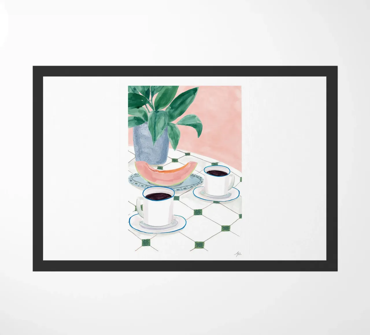 Melon Mornings doormat by hite Shop