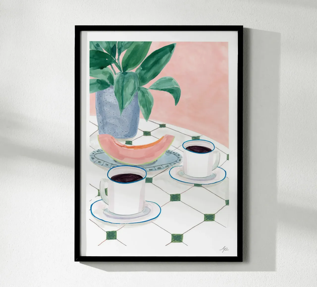 Meloen ochtenden poster van hite Shop