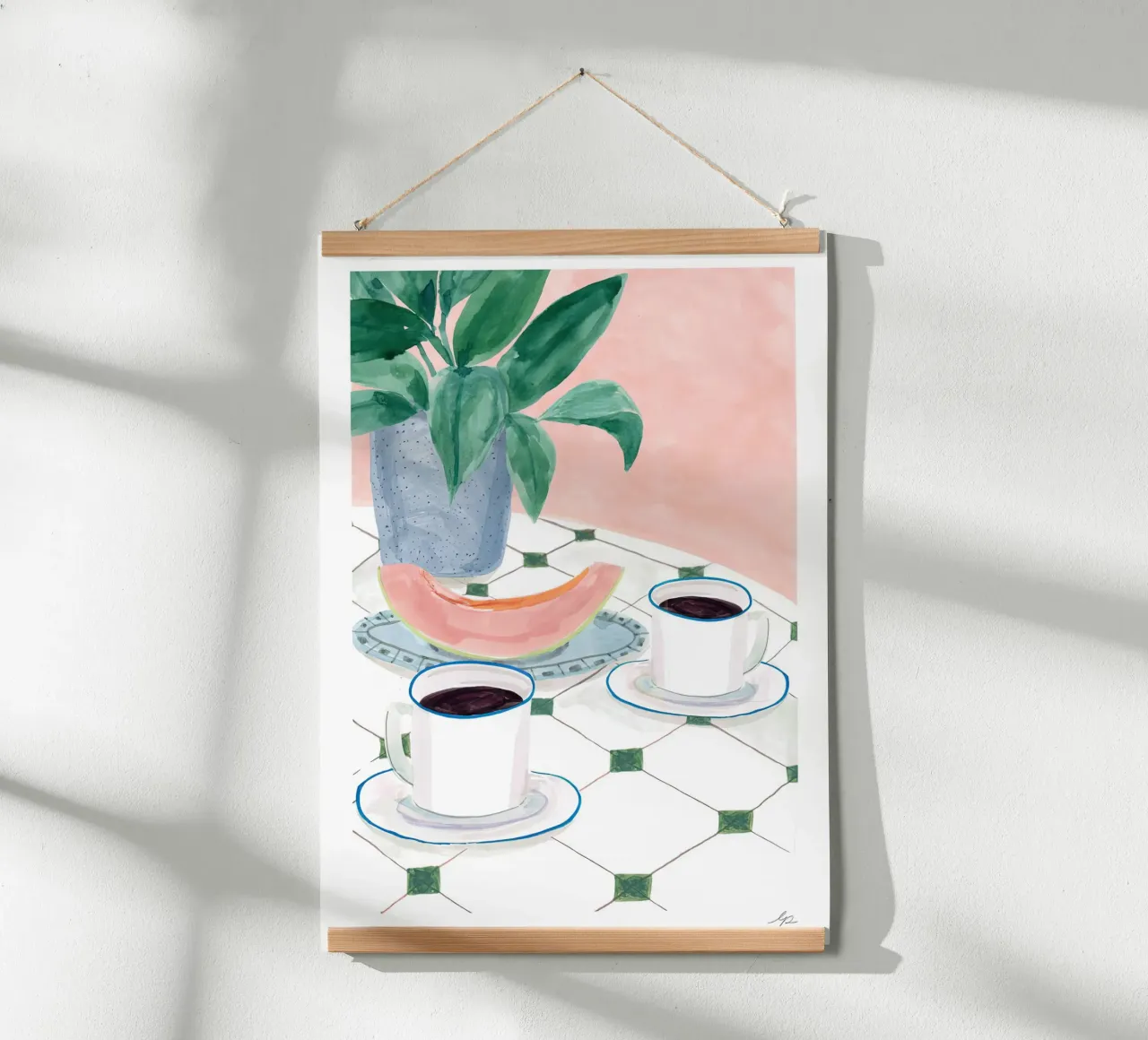 Meloen ochtenden poster van hite Shop