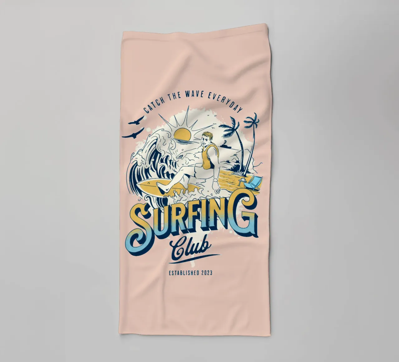 Catch The Wave Everyday towel by Gunawan Rb