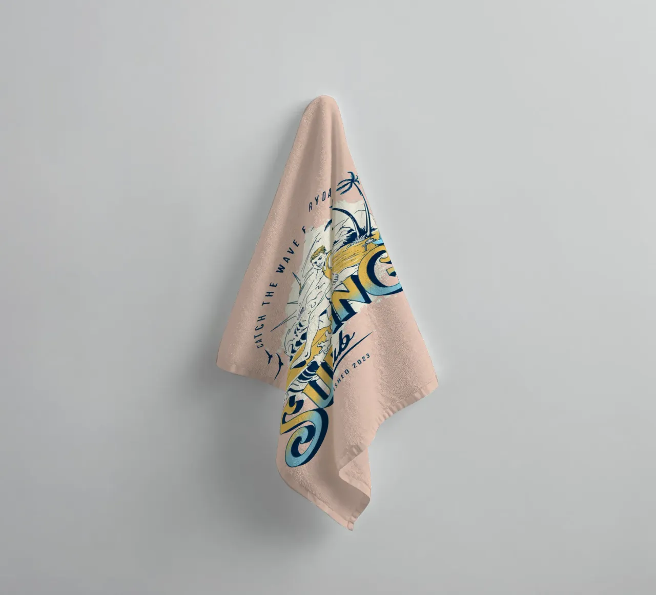 Catch The Wave Everyday towel by Gunawan Rb