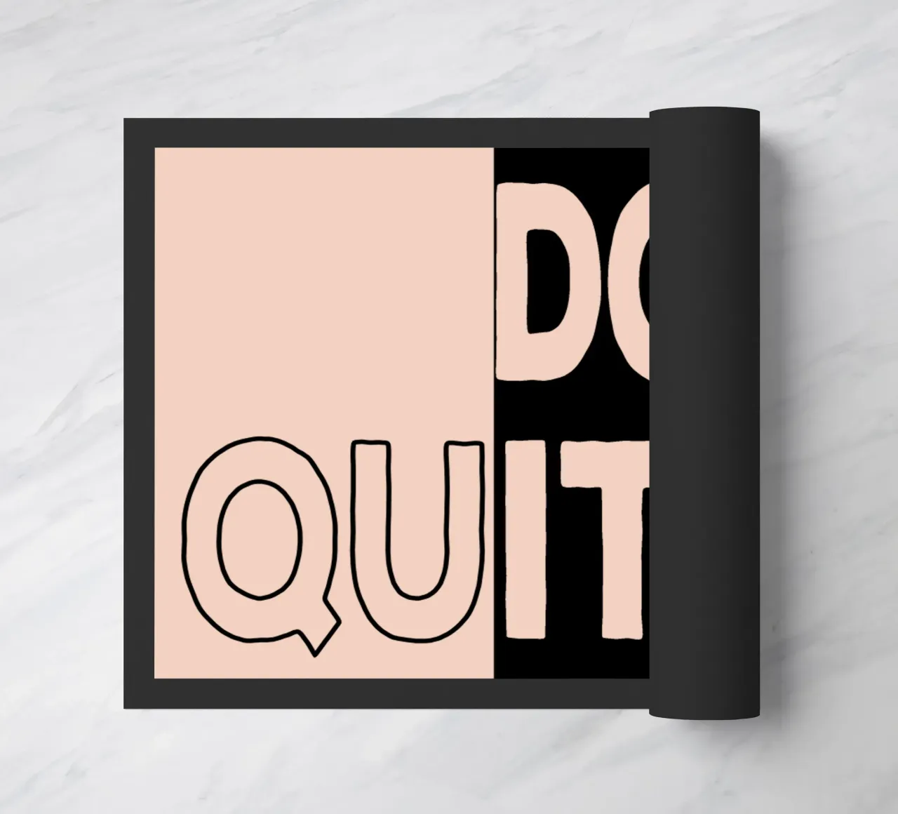 [Niet opgeven deurmat van Gunawan Rb