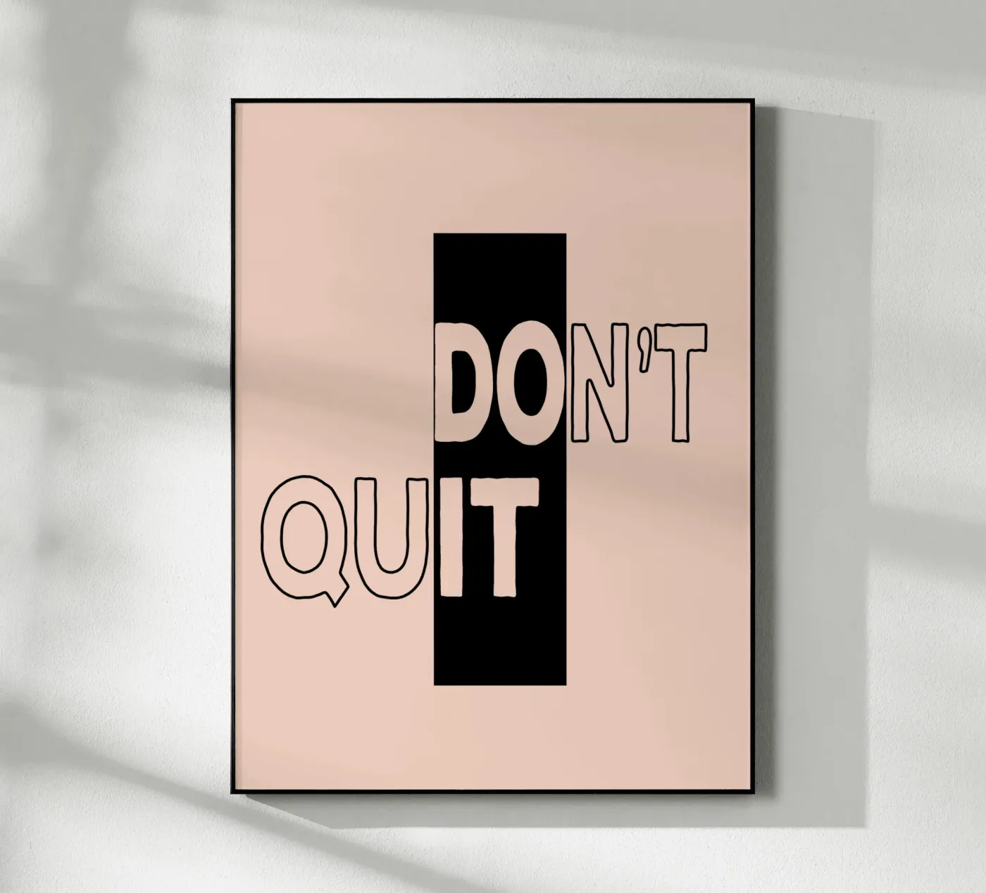 [Do it] Don't Quit plexiglass da Gunawan Rb