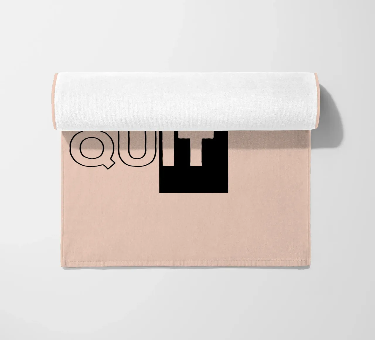 [Do it] Don't Quit beach towel by Gunawan Rb