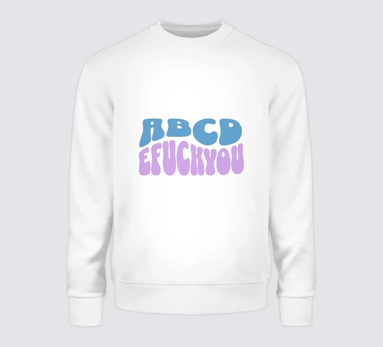 ABCD E FUCK YOU felpa da Gunawan Rb